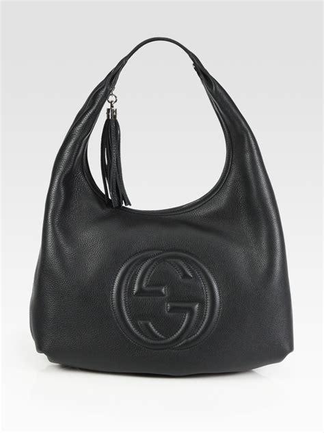 gucci black bags large sale